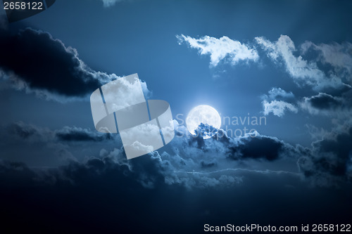 Image of full moon night