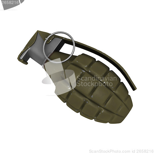 Image of  Pineapple Grenade on White