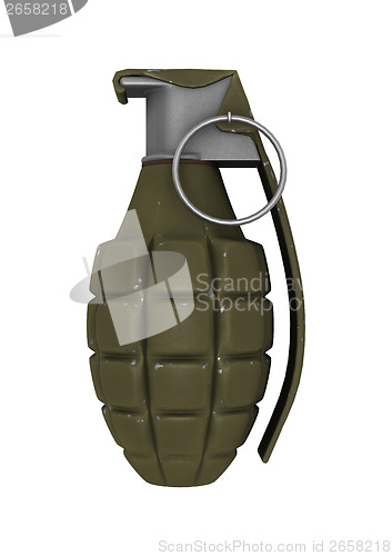 Image of  Pineapple Grenade on White