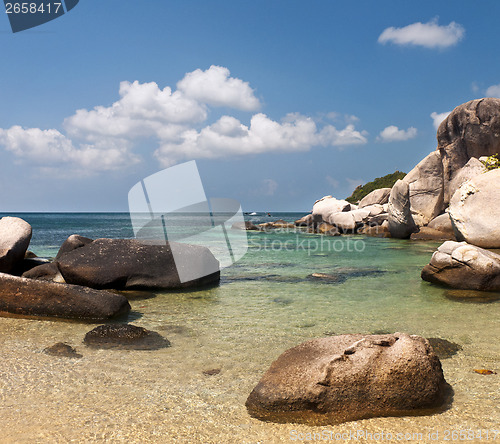 Image of Stones and sea, Thailand
