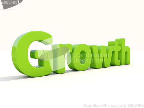 Image of 3d word growth