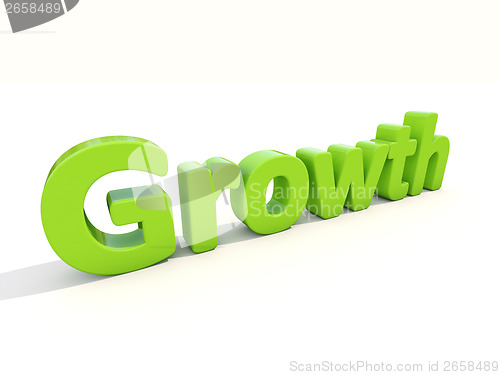 Image of 3d word growth