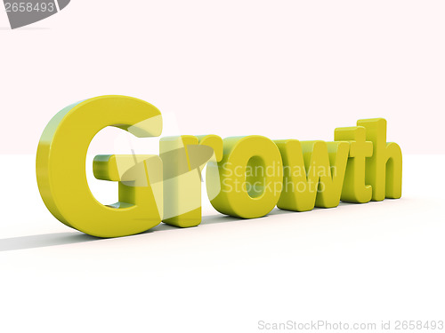 Image of 3d word growth