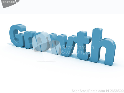 Image of 3d word growth