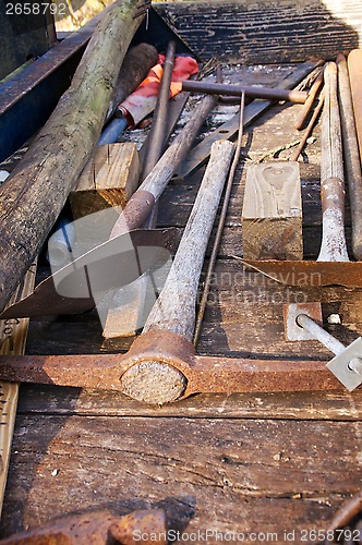 Image of digging tools