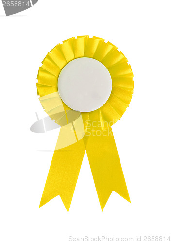 Image of Award ribbon isolated on a white background