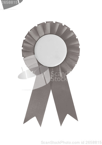 Image of Award ribbon isolated on a white background