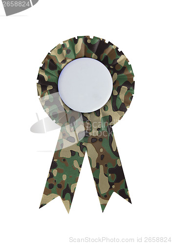 Image of Award ribbon isolated on a white background