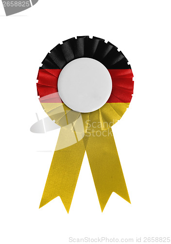 Image of Award ribbon isolated on a white background