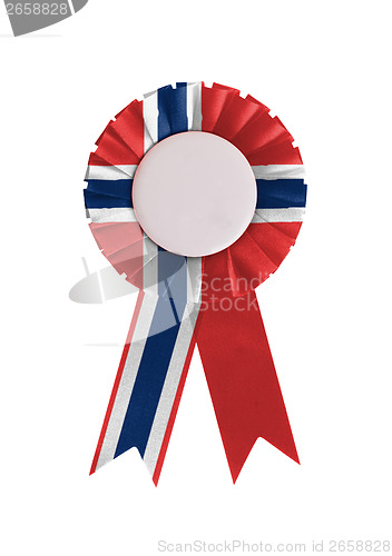 Image of Award ribbon isolated on a white background