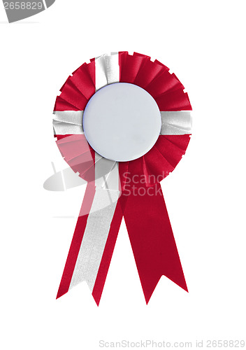 Image of Award ribbon isolated on a white background