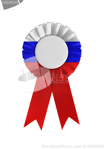 Image of Award ribbon isolated on a white background