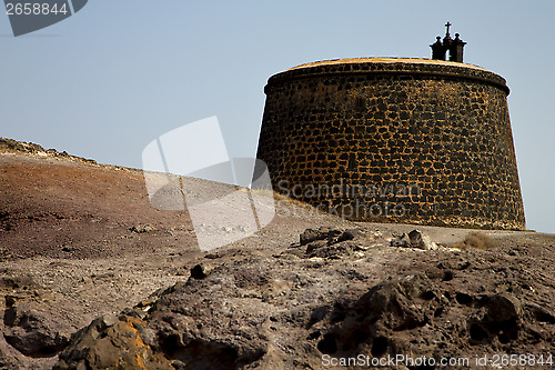 Image of lanzarote and door  in teguise arrecife