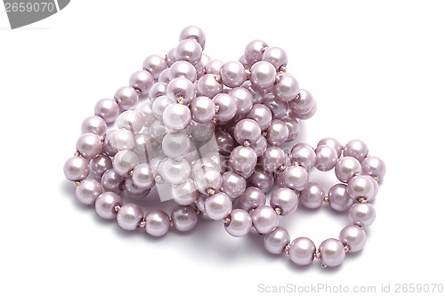 Image of pink string of beads