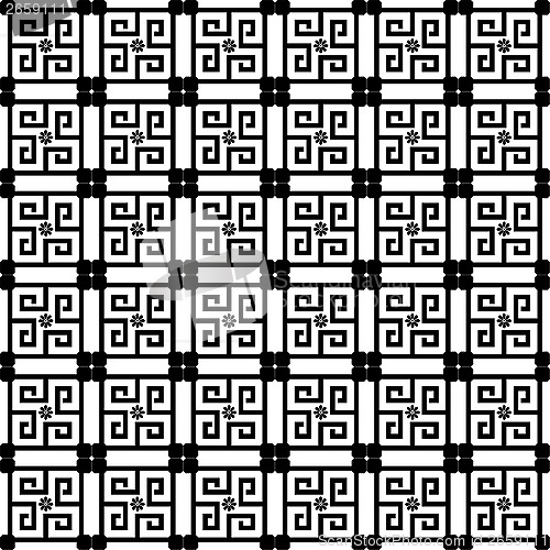 Image of seamless floral pattern 