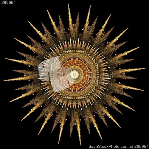 Image of 3D rendered sun