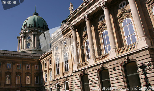 Image of Buda royal castle - Budapest landmark