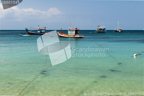 Image of Thai fishing boats