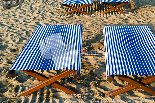 Image of Beds in the beach