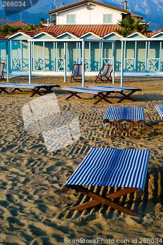Image of Beds in the beach