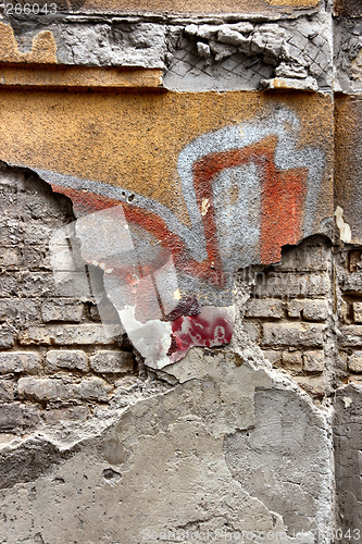 Image of Old wall background