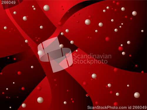 Image of bubble deep red