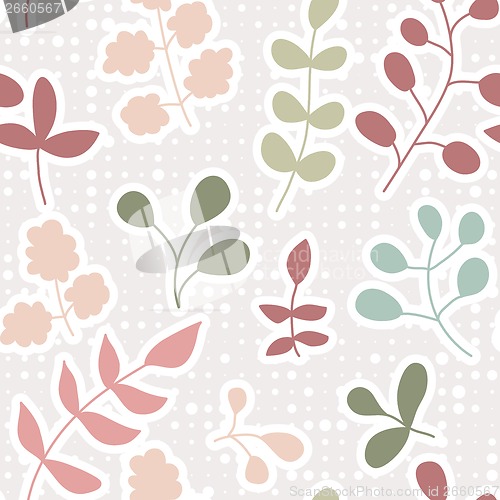 Image of seamless pattern leaf