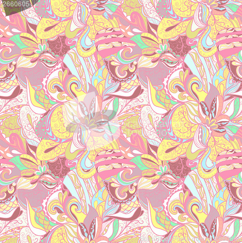 Image of Seamless abstract hand-drawn texture