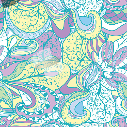 Image of Seamless abstract hand-drawn texture