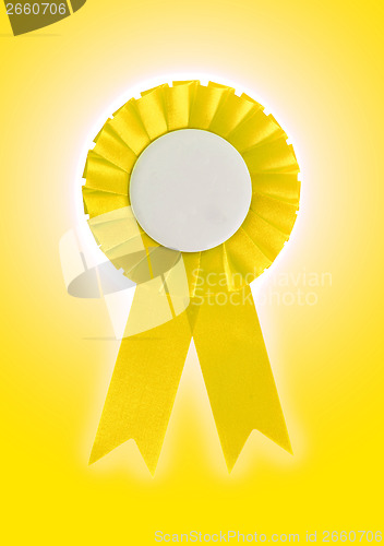 Image of Award ribbon isolated on a white background