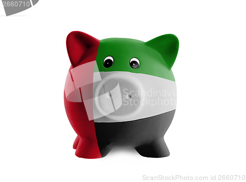 Image of Unique pink ceramic piggy bank