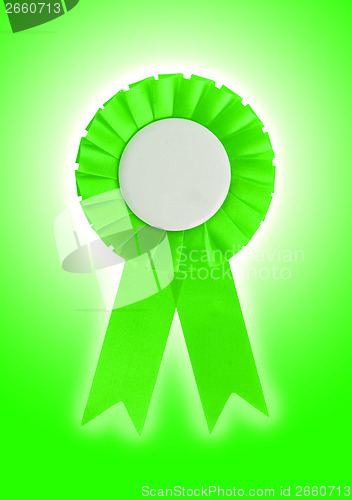 Image of Award ribbon isolated on a white background