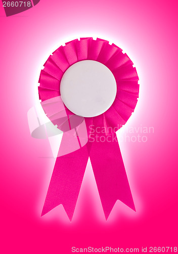 Image of Award ribbon isolated on a white background