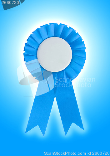 Image of Award ribbon isolated on a white background