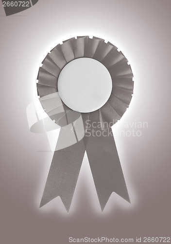 Image of Award ribbon isolated on a white background