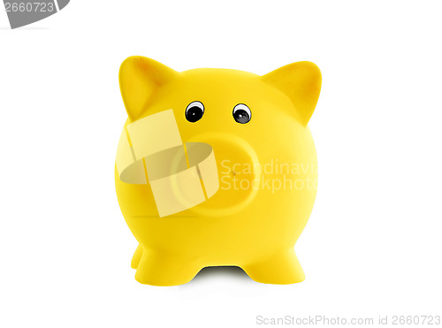 Image of Unique pink ceramic piggy bank