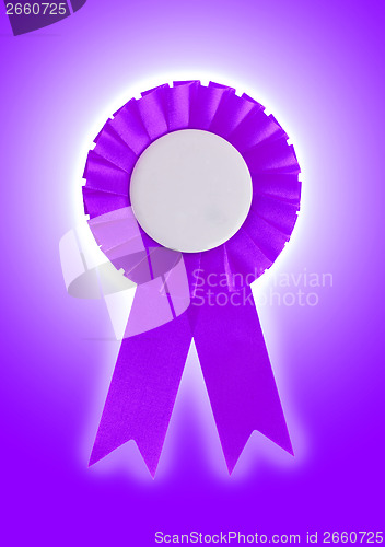 Image of Award ribbon isolated on a white background