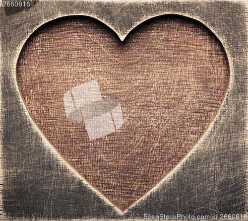 Image of Wooden heart