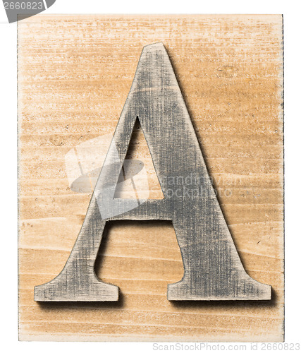 Image of Wooden alphabet