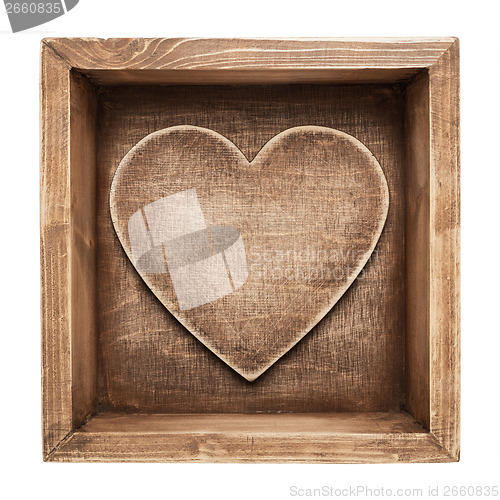 Image of Wooden heart