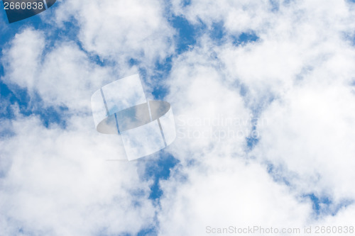 Image of Blue sky and clouds