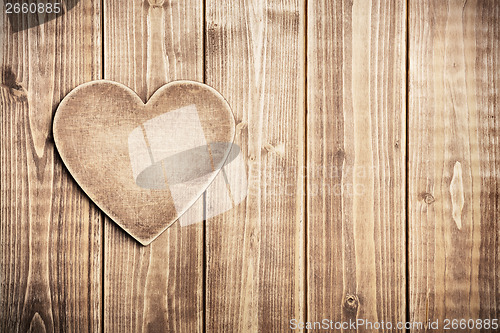 Image of Wooden heart