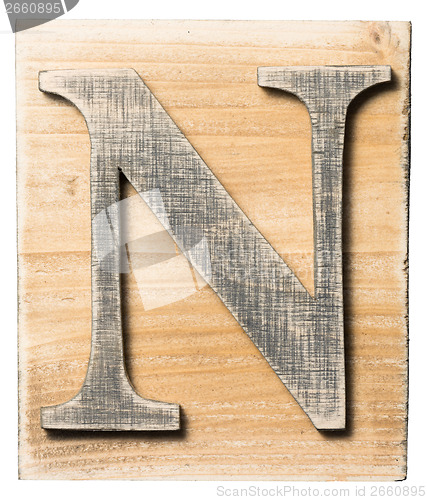 Image of Wooden alphabet