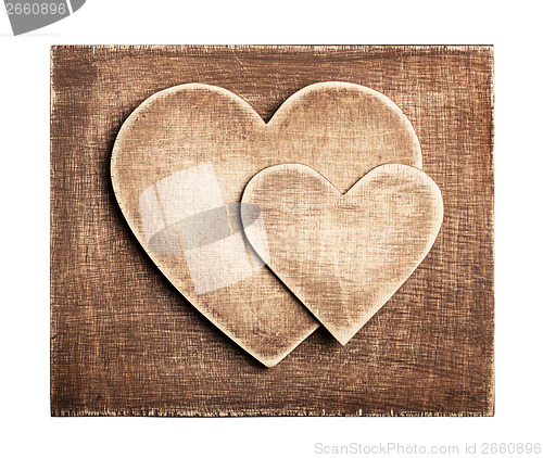 Image of Wooden heart