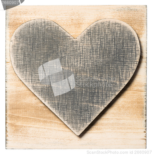 Image of Wooden heart