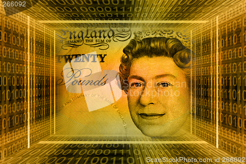 Image of Money concept, Great Britain pounds