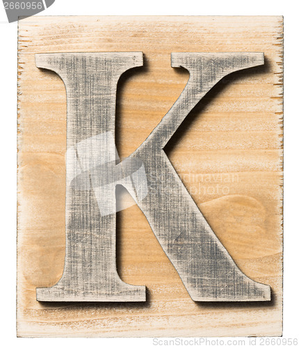 Image of Wooden alphabet