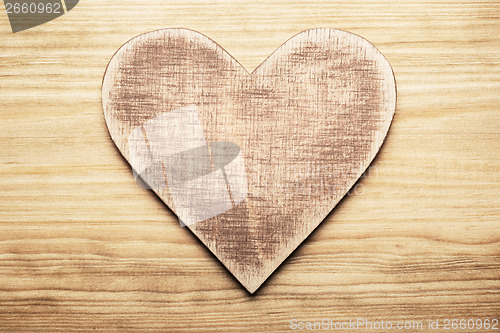 Image of Wooden heart