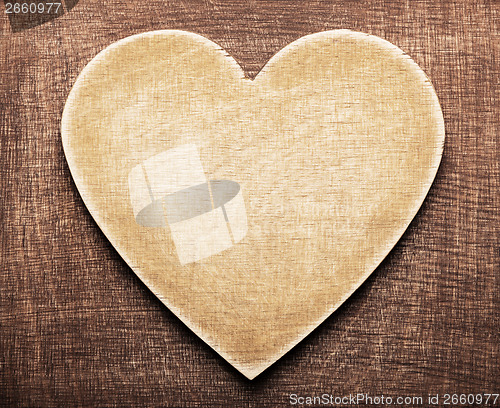 Image of Wooden heart