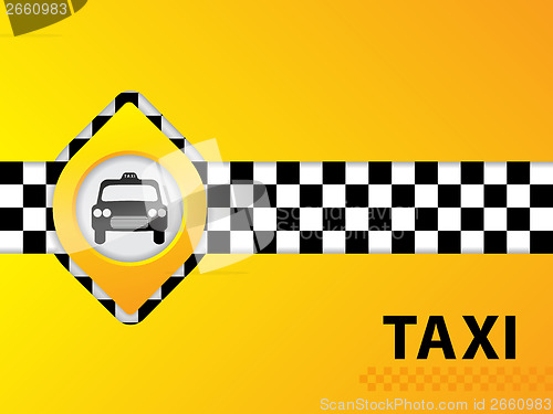 Image of Abstract taxi background design